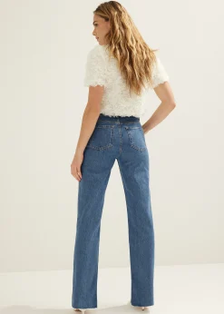 Outlet Cotton Club T-shirt met bloemen ecru