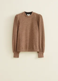 Online Cotton Club T-shirt met lange mouw goud