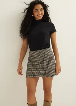 Discount Cotton Club T-shirt met turtleneck zwart