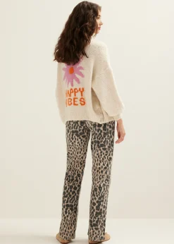 Sale Cotton Club Vest met artwork rose
