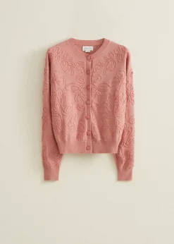 Sale Cotton Club Vest met borduurwerk rose,vintage