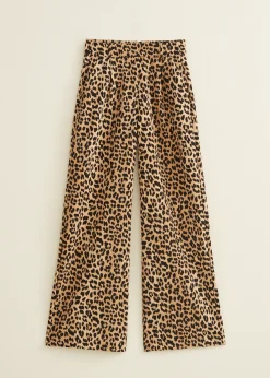 Best Cotton Club Wide leg pantalon meerkleurig